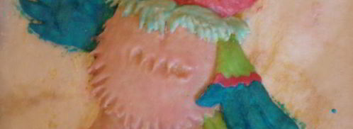 выпечка из пресного теста попугай кеша. Шаг 13