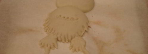 выпечка из пресного теста попугай кеша. Шаг 5