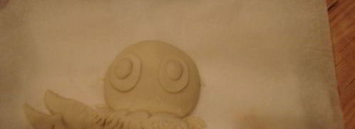 выпечка из пресного теста попугай кеша. Шаг 7