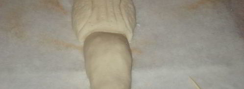 выпечка из пресного теста раки. Шаг 2