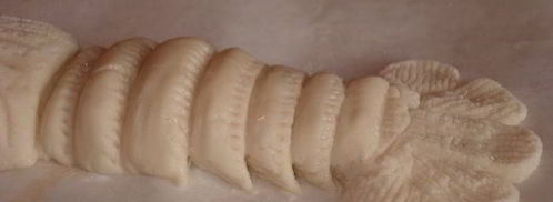 выпечка из пресного теста раки. Шаг 4