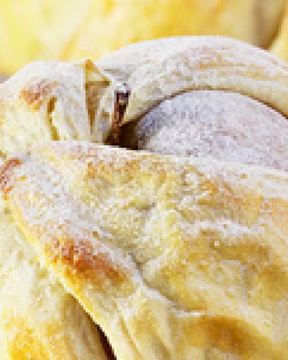 Яблоки в тесте