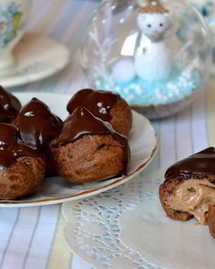 Шоколадные профитроли