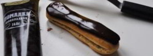 шоколадные эклеры. Шаг 19