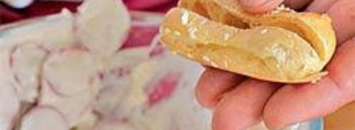 эклеры с креветками. Шаг 4