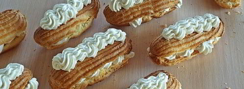 эклеры со сливками. Шаг 16