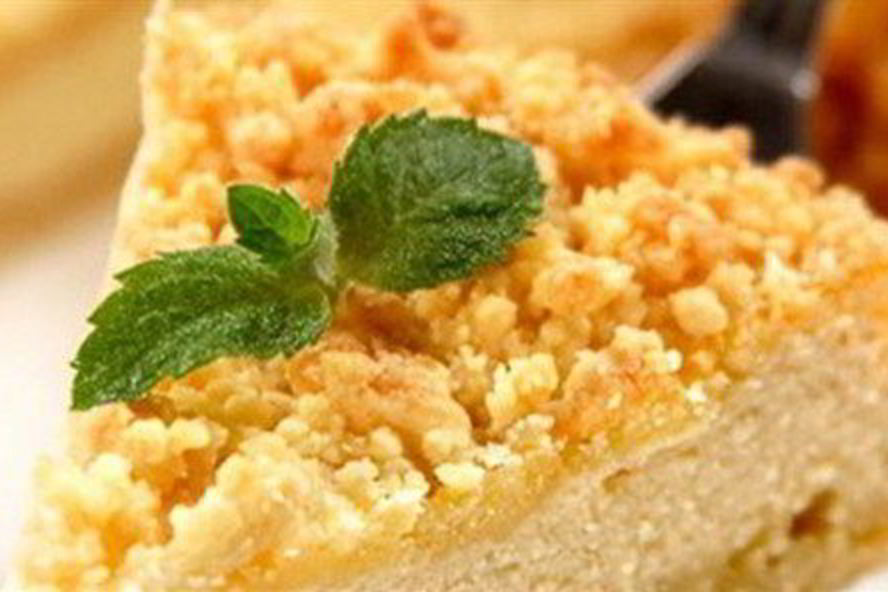 Рецепт быстрая творожная запеканка из сливочной крошки