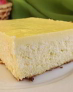 Двухэтажная творожная запеканка с изюмом