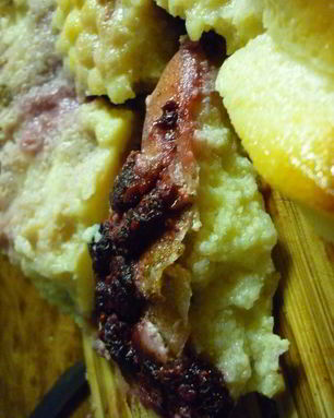 Фруктово-ягодная творожная запеканка