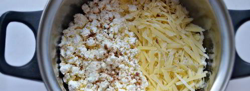 гречневая запеканка с творогом и шпинатом. Шаг 3