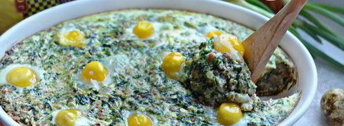 гречневая запеканка с творогом и шпинатом. Шаг 6