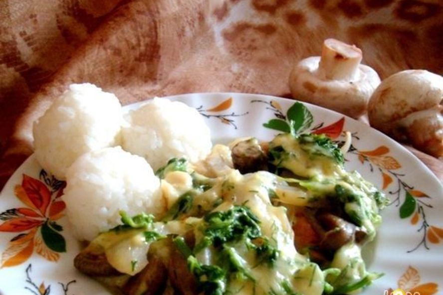 Рецепт грибная запеканка