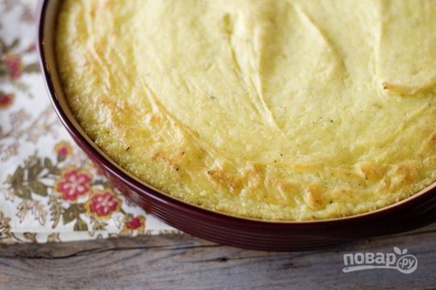 Рецепт картофельная запеканка из пюре