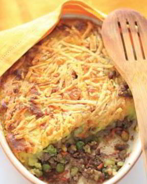 Картофельная запеканка с бараниной