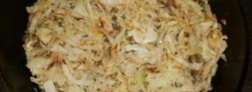 картофельная запеканка с капустой в духовке. Шаг 8