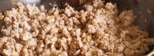 картофельная запеканка с мясом и горошком. Шаг 7