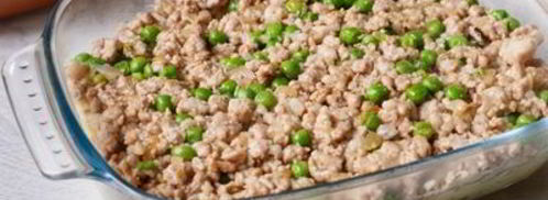 картофельная запеканка с мясом и горошком. Шаг 13