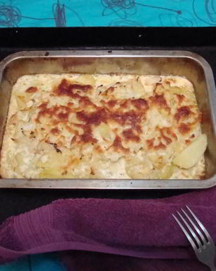 Картофельно-капустная запеканка