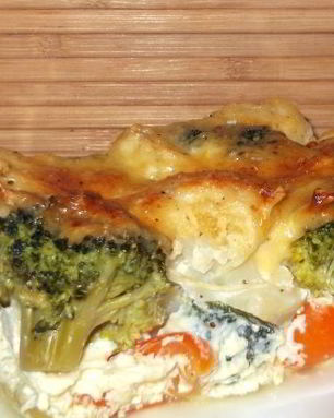 Овощная запеканка с цветной капустой