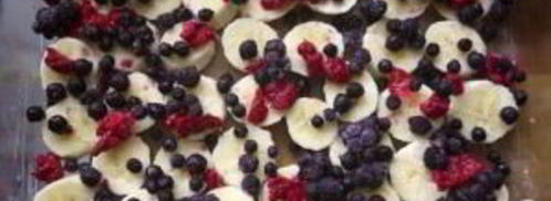 овсяная запеканка с ягодами и орехами. Шаг 3