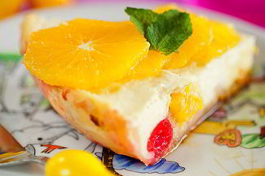 Рецепт пестрая фруктово-творожная запеканка в мультиварке