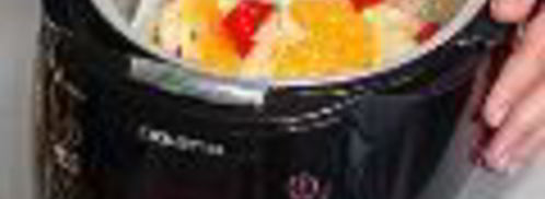 пестрая фруктово-творожная запеканка в мультиварке. Шаг 4