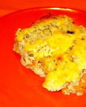 Рисовая запеканка с курицей