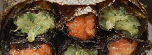 рыбная запеканка в листах нори и имбирное желе. Шаг 6