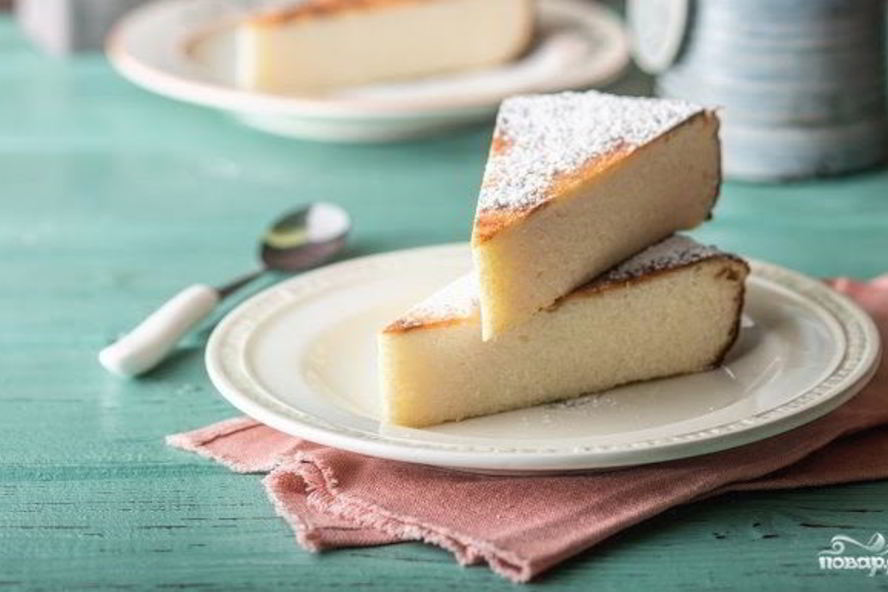 Рецепт творожная запеканка на кефире