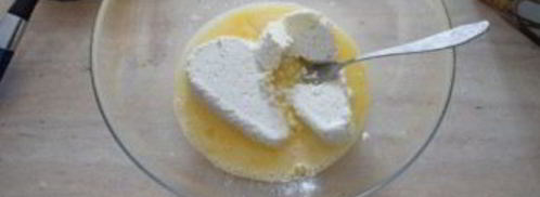 творожная запеканка на кефире. Шаг 3