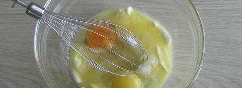 творожная запеканка с черникой. Шаг 4