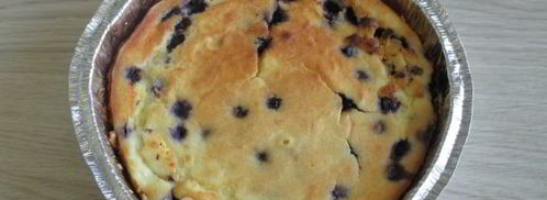 творожная запеканка с черникой. Шаг 9