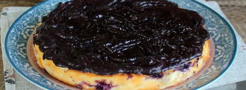 творожная запеканка с черникой. Шаг 13