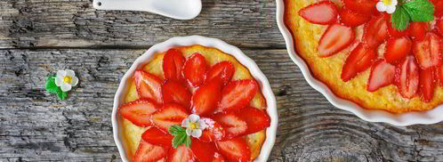 творожная запеканка с клубникой. Шаг 6