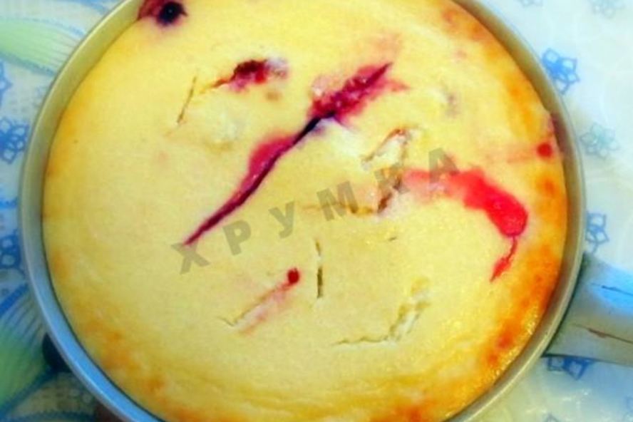 Рецепт творожная запеканка с ягодами под абрикосовым соусом