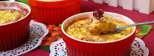 творожно-овсяная запеканка с вишней. Шаг 5