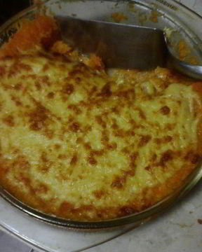 Тыквенная запеканка с куриным филе