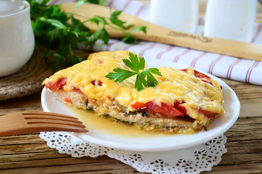 Рецепт запеканки иза баклажанова с куриной грудкоя