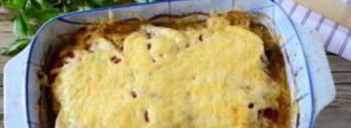 запеканка из баклажанов с куриной грудкой. Шаг 10