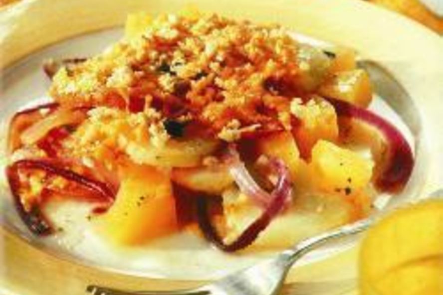 Рецепт запеканка из картофеля и тыквы