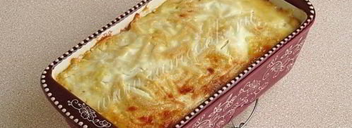 запеканка из лапши с медовыми грушами. Шаг 14