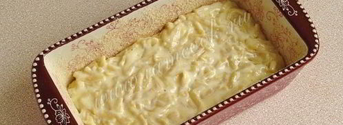 запеканка из лапши с медовыми грушами. Шаг 10