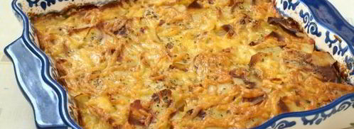 запеканка из свинины с картофелем в духовке. Шаг 11