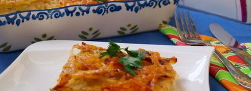 запеканка из свинины с картофелем в духовке. Шаг 12