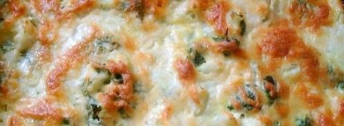 запеканка из цветной капусты со шпинатом. Шаг 7