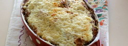 запеканка с баклажанами, фаршем и картофелем. Шаг 13