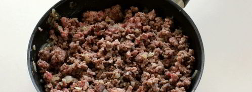 запеканка с баклажанами, фаршем и картофелем. Шаг 4