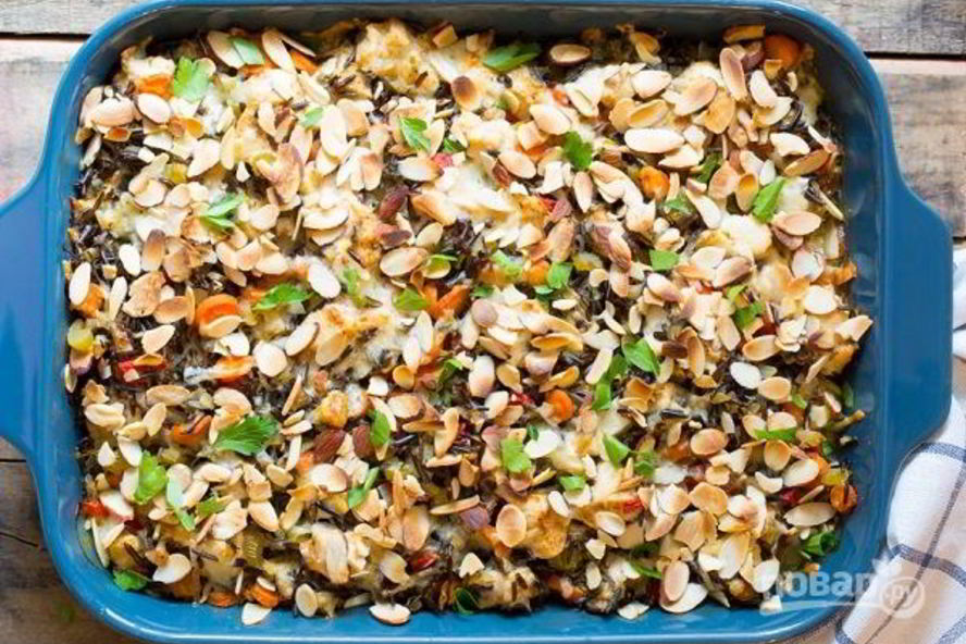 Рецепт запеканка с диком рисом