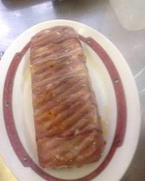 Запеканка с куриным филе, шпинатом, морковью и сыром