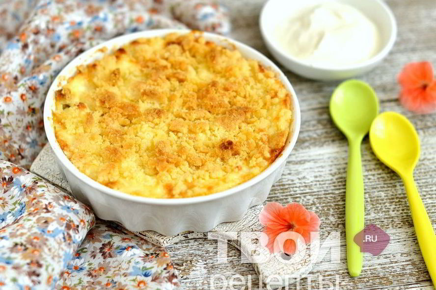 Рецепт запеканка с яблоками
